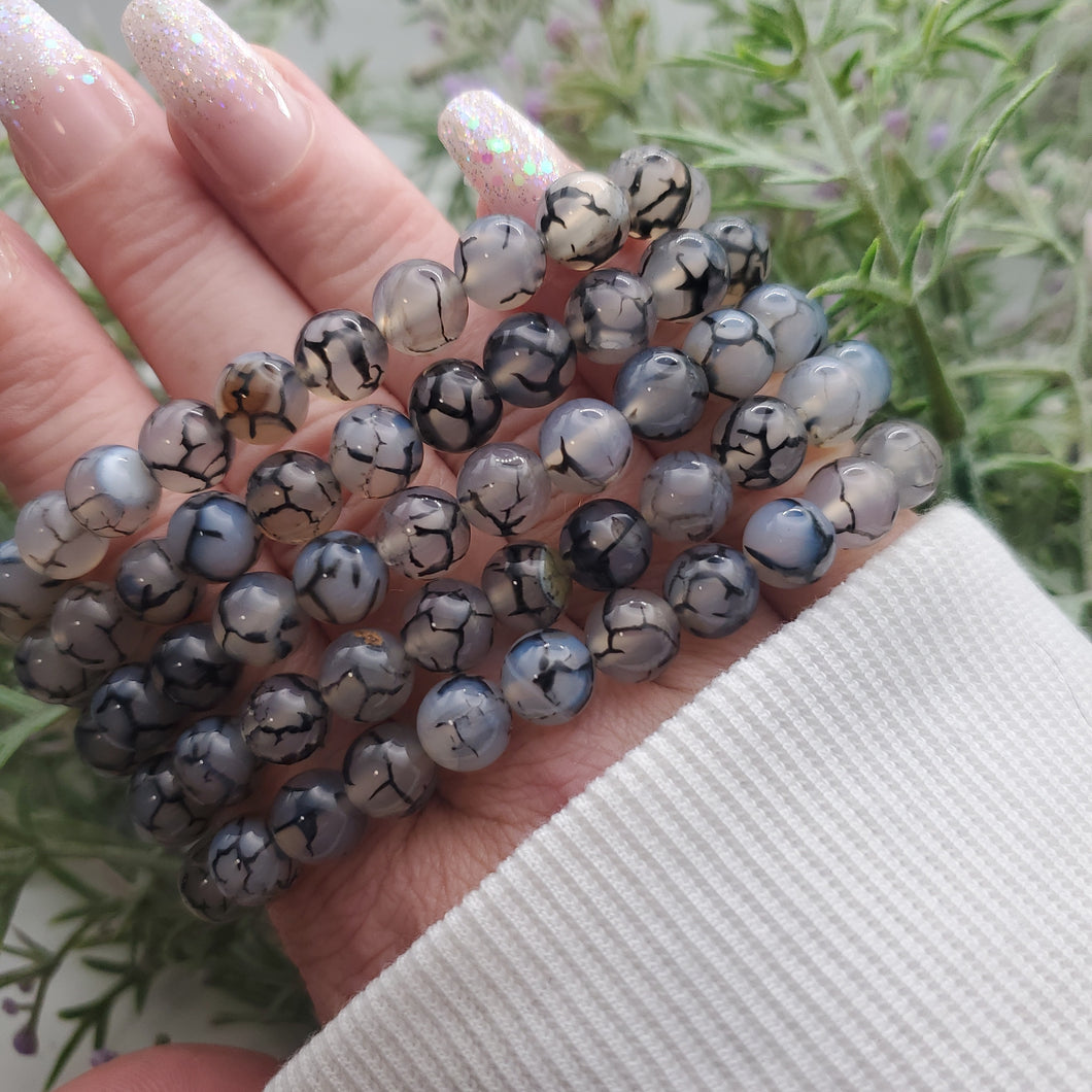 Dragon Agate Stretch Bracelet