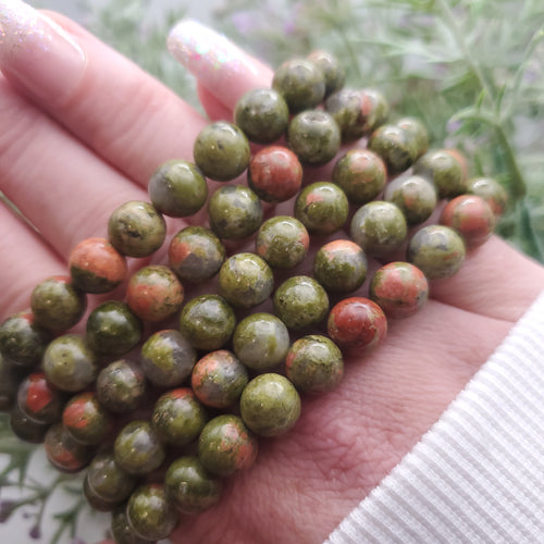 Unakite Stretch Bracelet