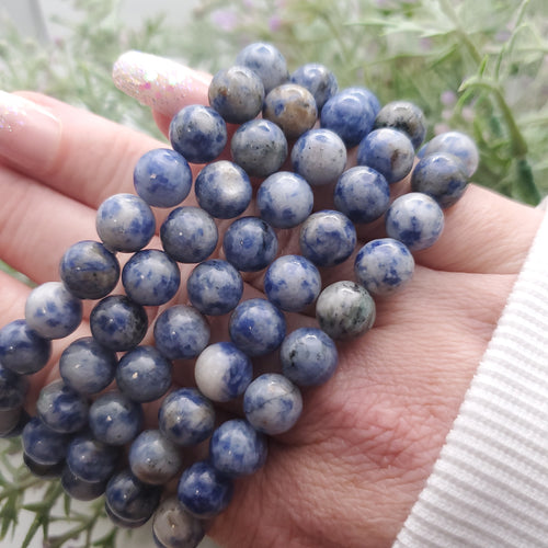 Blue Dot Jasper Stretch Bracelet