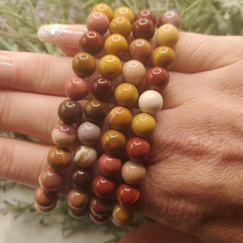 Mookaite Jasper Stretch Bracelet