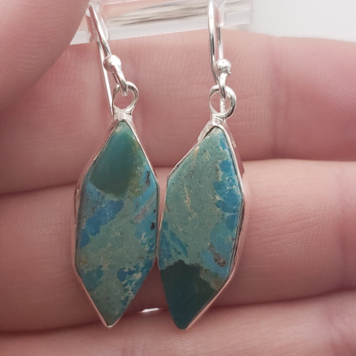 Mojave Turquoise Sterling Silver Earrings