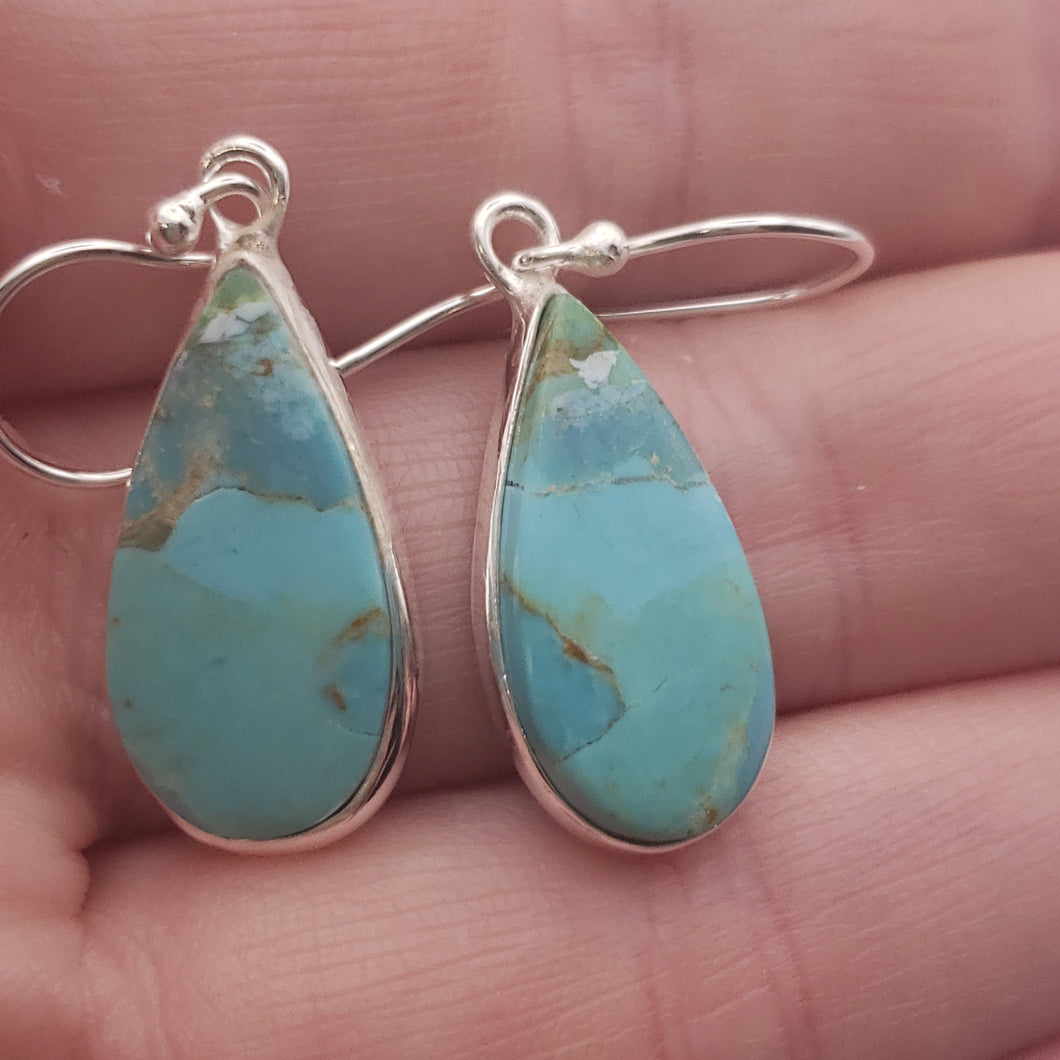 Mojave Turquoise Sterling Silver Earrings