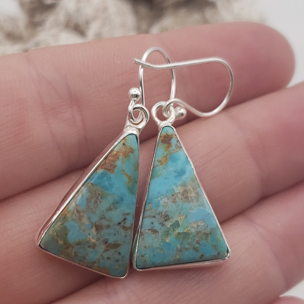 Mojave Turquoise Sterling Silver Earrings