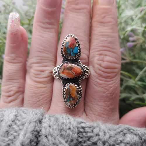 Oyster Copper Turquoise sz 12