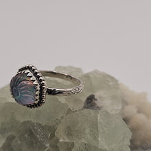 Load image into Gallery viewer, Aurora Sunflower Sterling Silver Ring Size 7