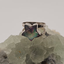 Load image into Gallery viewer, Aurora Star Sterling Silver Ring Size 7.5