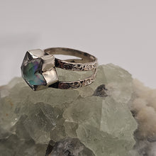 Load image into Gallery viewer, Aurora Star Sterling Silver Ring Size 7