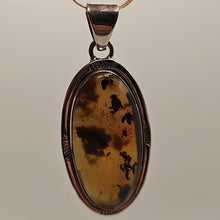 Load image into Gallery viewer, Baltic Amber Sterling Silver Pendant with 20&quot; Sterling Silver Necklace