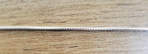 Italian Sterling Silver 14 inch Box Chain Necklace