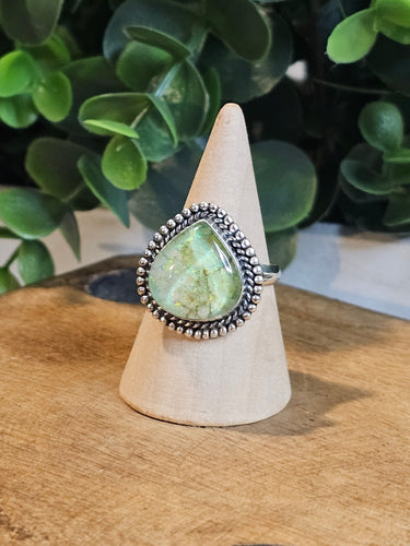 Monarch Opal Sterling Silver Ring Size 10