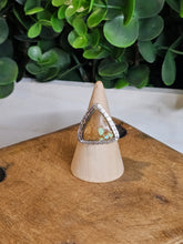 Load image into Gallery viewer, #8 Mine Turquoise Sterling Silver Ring Size 8