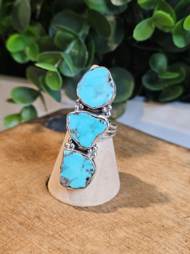 Morenci Turquoise Sterling Silver Ring