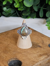 Load image into Gallery viewer, #8 Mine Turquoise Sterling Silver Ring Size 7