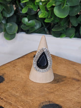 Load image into Gallery viewer, Black Onyx Sterling Silver Ring Size 11
