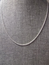 Load image into Gallery viewer, Italian Sterling Silver 22 inch Loose Rope Necklace