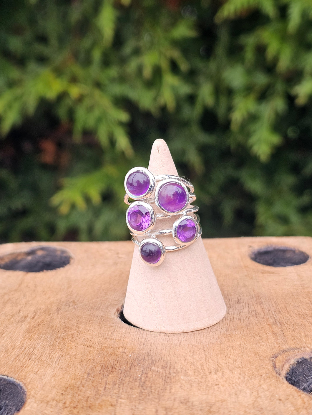 Amethyst Sterling Silver Ring