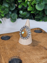 Load image into Gallery viewer, #8 Mine Turquoise Sterling Silver Ring Size 11